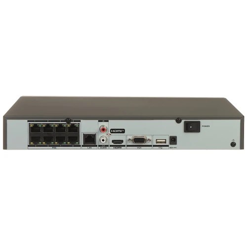 DS-7608NXI-K1/8P 8 kanálů, 8 PoE ACUSENSE IP rekordér Hikvision