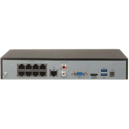 NVR501-08B-P8 8 kanálů, 8 PoE IP rekordér UNIVIEW