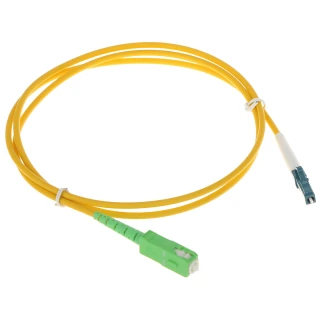 Jednovidový propojovací kabel PC-SC-APC/LC 1m