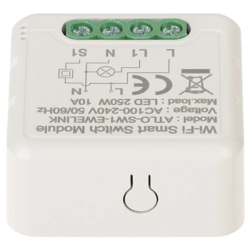 Inteligentní regulátor LED osvětlení ATLO-SW1-EWELINK Wi-Fi, eWeLink