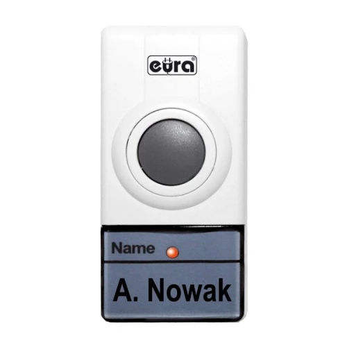 Externí tlačítko pro zvonky EURA BELL+ WDA-01A3 bílá