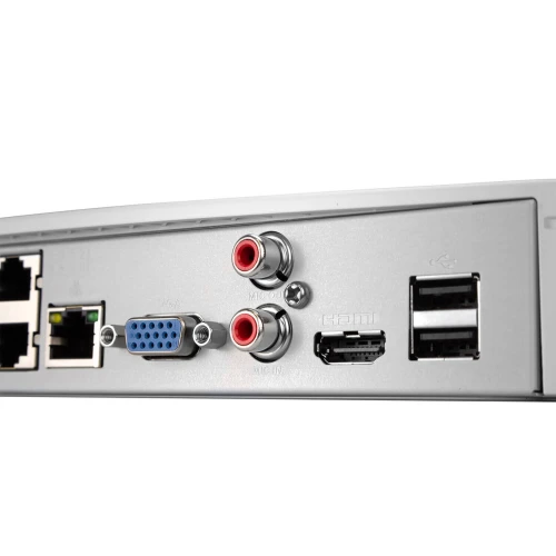 BCS-L-SNVR0801-4KE-8P 8kanálový 8MPx IP rekordér od BCS Line