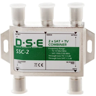 Kombinátor SAT TV signálu DSE SSC-2