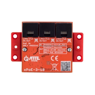 Switch PoE 3 portowy extender ATTE 3xPoE IN/OUT PASSIVE xPoE-3-10