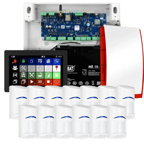 Systém alarmu Ropam NeoLTE-IP-64, 13x čidlo BOSCH, TPR-7B, GSM, Wi-Fi