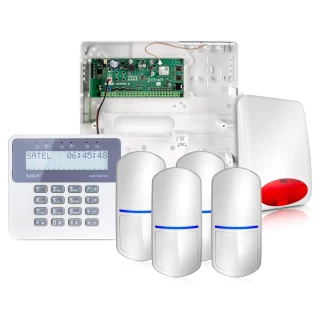 Alarmový systém Satel Perfecta 16, 4x Detektor, LCD, Mobilní aplikace, Notifikace