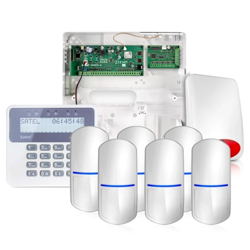 Alarmový systém Satel Perfecta 16, 6x Detektor, LCD, Mobilní aplikace, Notifikace