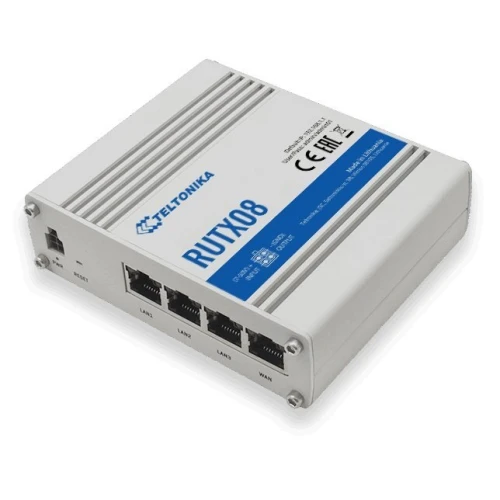 Teltonika RUTX08 | Průmyslový router | 1x WAN, 3x LAN 1000 Mb/s, VPN