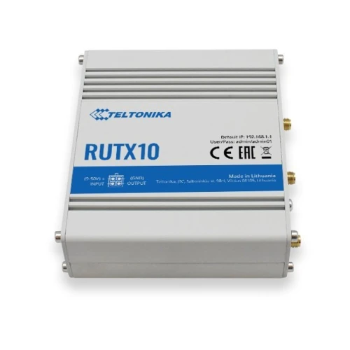 Teltonika RUTX10 | Bezdrátový router | Wave 2 802.11ac, 867Mbps, 4x RJ45 1Gbps