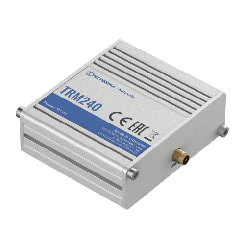 Teltonika TRM240 | Průmyslový modem | 4G/LTE (Cat 1), 3G, 2G, mini SIM, IP30