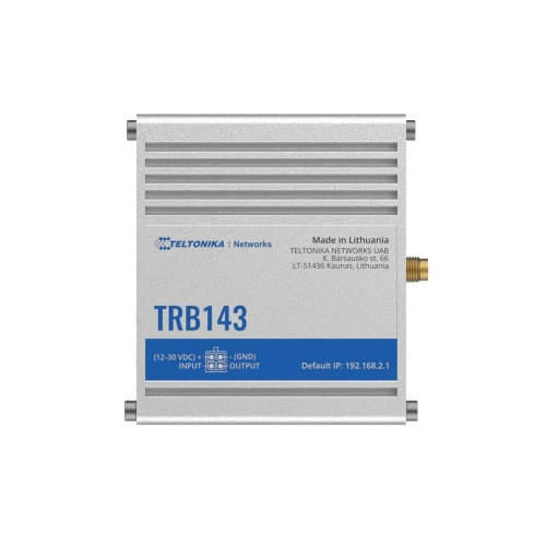 Teltonika TRB143 | Brána, brána IoT | LTE Cat 4, 3G, 2G, M-Bus, vzdálená správa