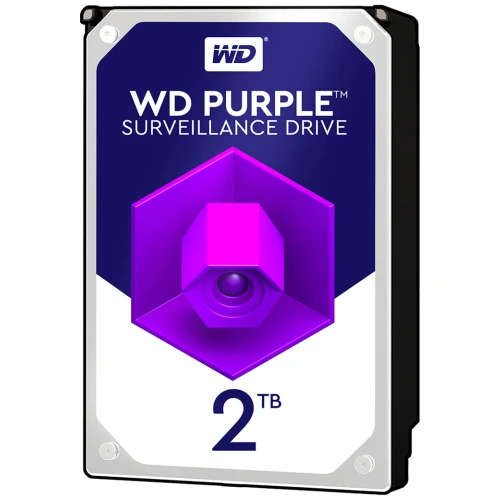 Pevný disk WD Purple s kapacitou 2 TB pro dohled