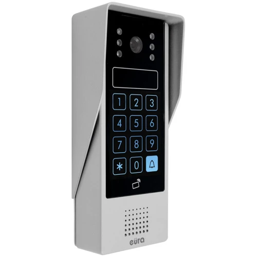 EURA VDP-90A3 DELTA+ videovrátný systém, bílý 7'', full hd, WiFi, 2 vstupy, klávesnice, bezdotykové čtečky, ahd, tuya