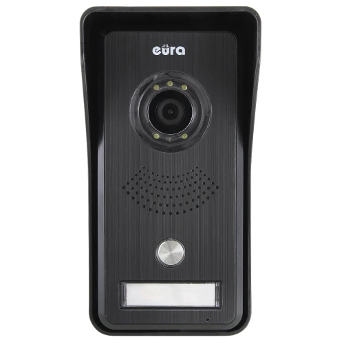 EURA VDP-42A3 GAMMA Plus video vstupní systém, TUYA, černý, Wifi, 2 vstupy, čtečka