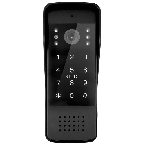 Wideodomofon EURA VDP-86A3 - czarny, 10", WiFi, otwieranie 2 wejść, szyfrator, czytnik zbliżeniowy, AHD, Tuya