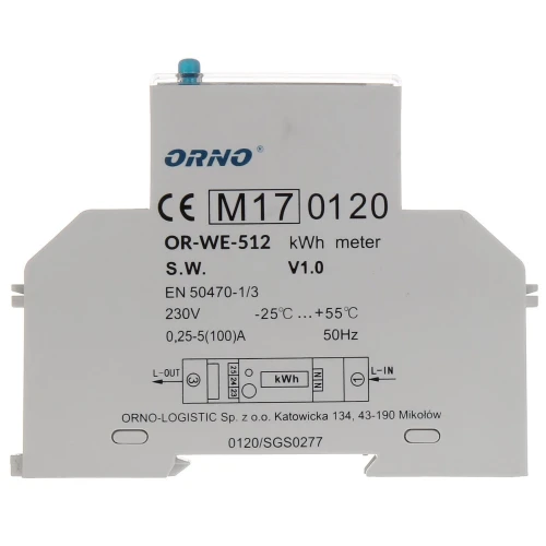 Jednofázový elektroměr OR-WE-512 ORNO