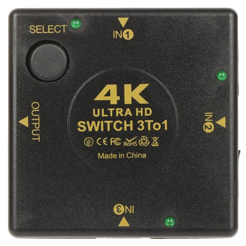 Přepínač HDMI-SW-3/1-V1.4B