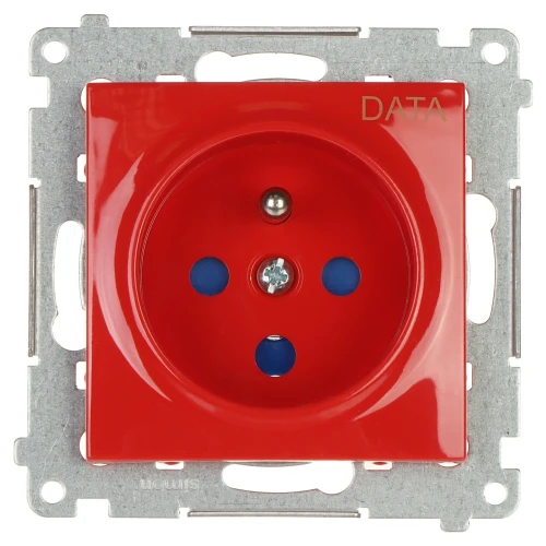 Jednoduchá datová zásuvka s klíčem DGD1.01/22-SIMON54 250V 16A