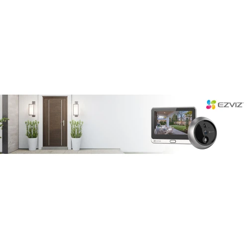 Elektronický dveřní hledáček EZVIZ CS-DP2 s dotykovou obrazovkou