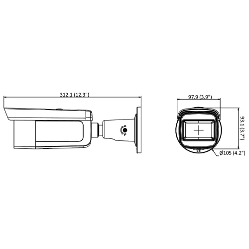 IP kamera odolná proti vandalismu DS-2CD2643G2-IZS (2,8-12 mm) Hikvision