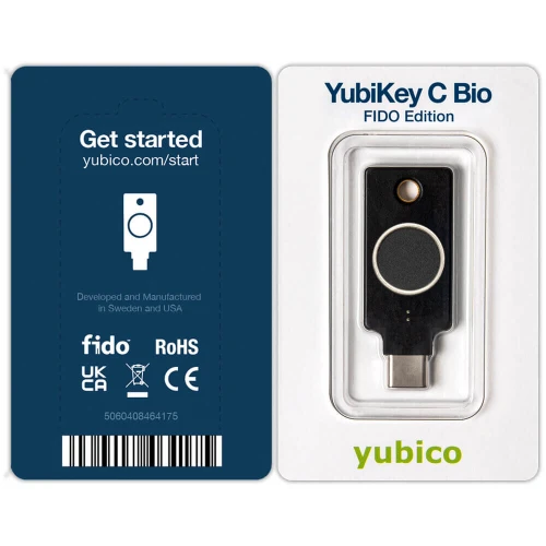 Yubico YubiKey C Bio - Biometrický klíč U2F FIDO/FIDO2