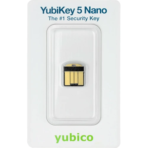 Yubico YubiKey 5 Nano - klíč U2F FIDO/FIDO2
