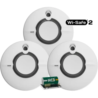 Sada 3x detektor kouře FireAngel ST-630 s modulem Wi-Safe2 model 3xST-630 W2