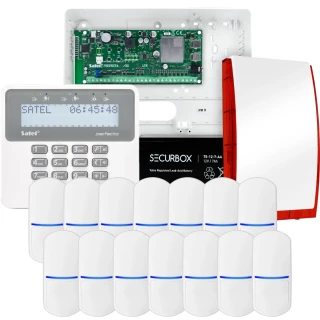 Sada alarmu SATEL PERFECTA 32 LTE, 14x detektor PET, siréna, ovladač
