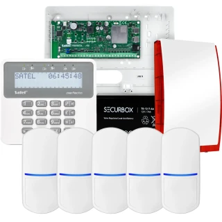 Sada alarmu SATEL PERFECTA 32 LTE, 5x detektor, siréna, ovladač