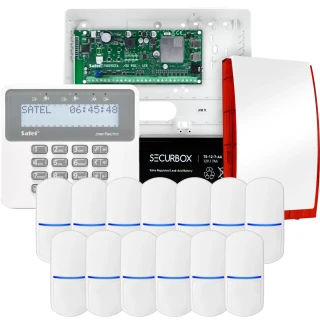Sada alarmu SATEL PERFECTA 32-WRL LTE, 13x detektor PET, siréna, ovladač