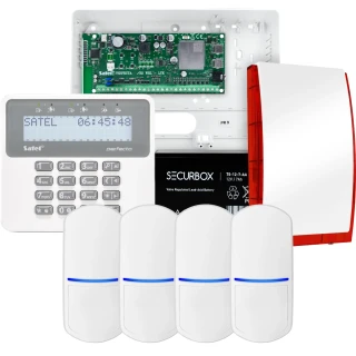 Sada alarmu SATEL PERFECTA 32-WRL LTE, 4x detektor PET, siréna, klávesnice