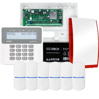 Sada alarmu SATEL PERFECTA 32-WRL LTE, 6x detektor, siréna, klávesnice