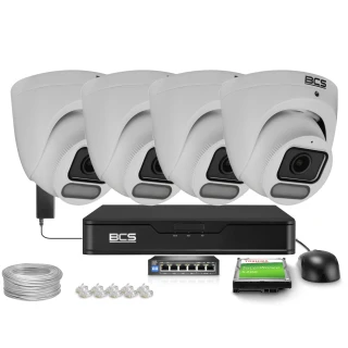 IP kamera BCS-P-EIP28FCL3-Ai1 8 Mpx, WhiteLight, WDR120dB, NightColor