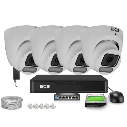 IP kamera BCS-P-EIP28FCL3-Ai1 8 Mpx, WhiteLight, WDR120dB, NightColor
