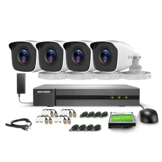 Sada pro monitorování Sada pro monitorování 4x TVICAM-B2M, FullHD, IR20m, Hikvision