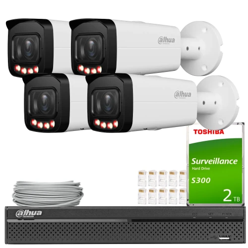 Sada pro dohled Dahua 4x IPC-HFW2649T-ZAS-IL-27135, Smart Dual Light, SMD+, Full-Color, WDR, AI funkce