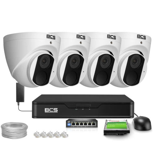 5Mpx IP dome kamera BCS-P-EIP15FSR3 s pevným objektivem 2,8 mm