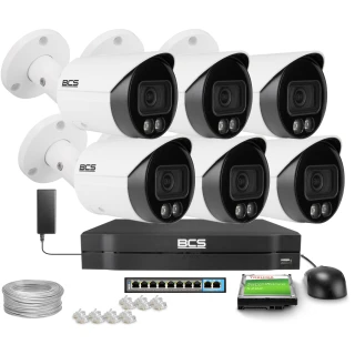 IP tubová kamera 4Mpx BCS-L-TIP14FCR3L3-Ai1, NightColor