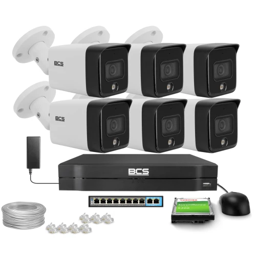 IP tubusová kamera BCS-L-TIP18FCR3L3-AI1, 8Mpx, 1/2.7" CMOS, 2.8mm BCS