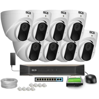 5Mpx IP dome kamera BCS-P-EIP15FSR3 s pevným objektivem 2,8 mm