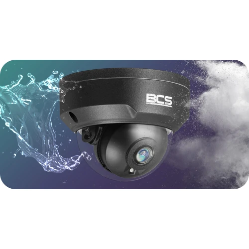IP kamera BCS-P-DIP25FSR3-Ai1-G 5Mpx IR 30m, STARLIGHT, odolná proti vandalismu, alarmové vstupy