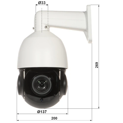 Venkovní vysokorychlostní IP kamera OMEGA-23P18-8 - 1080p 5,35;... 96,6 mm